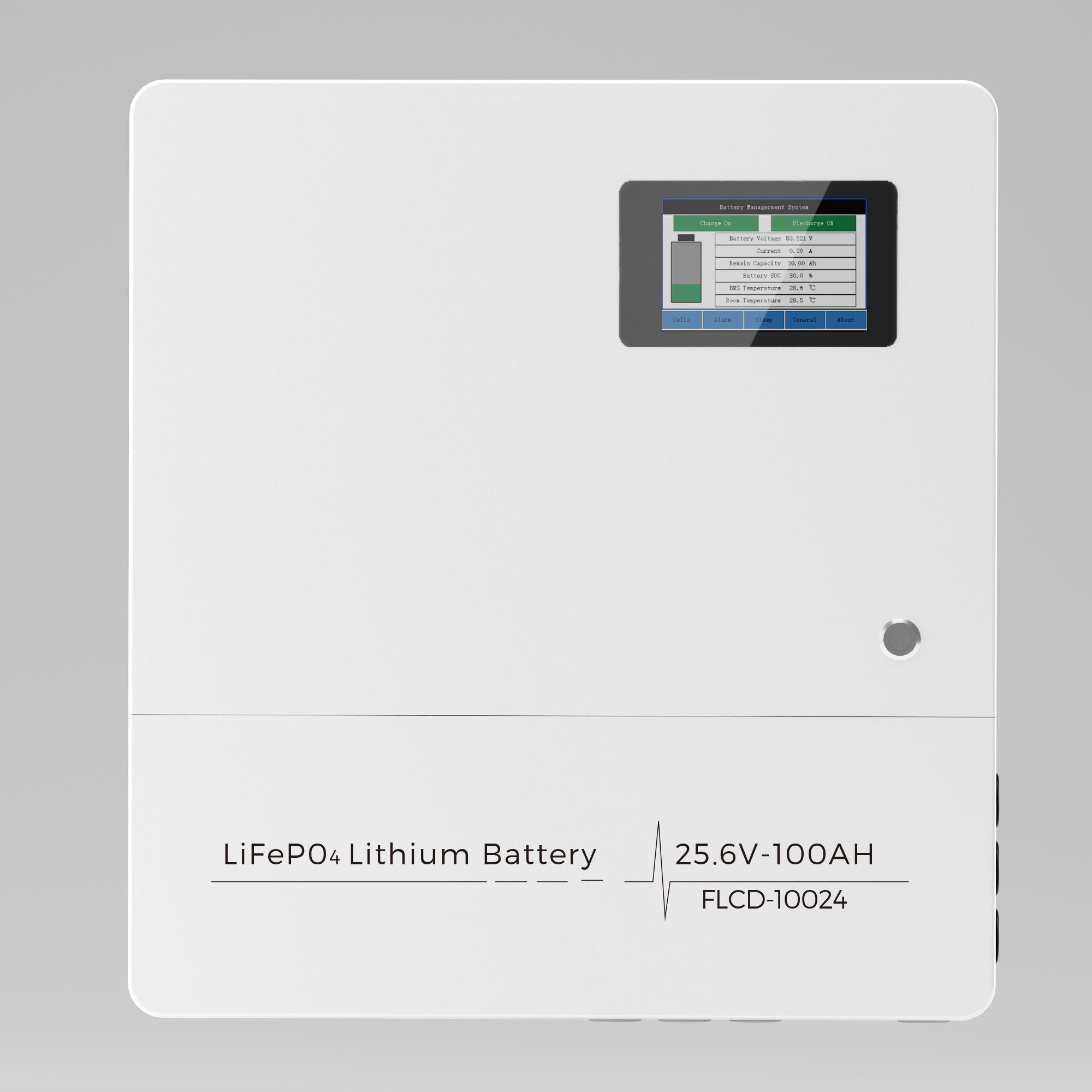 Wall mounted-25.6V100AH